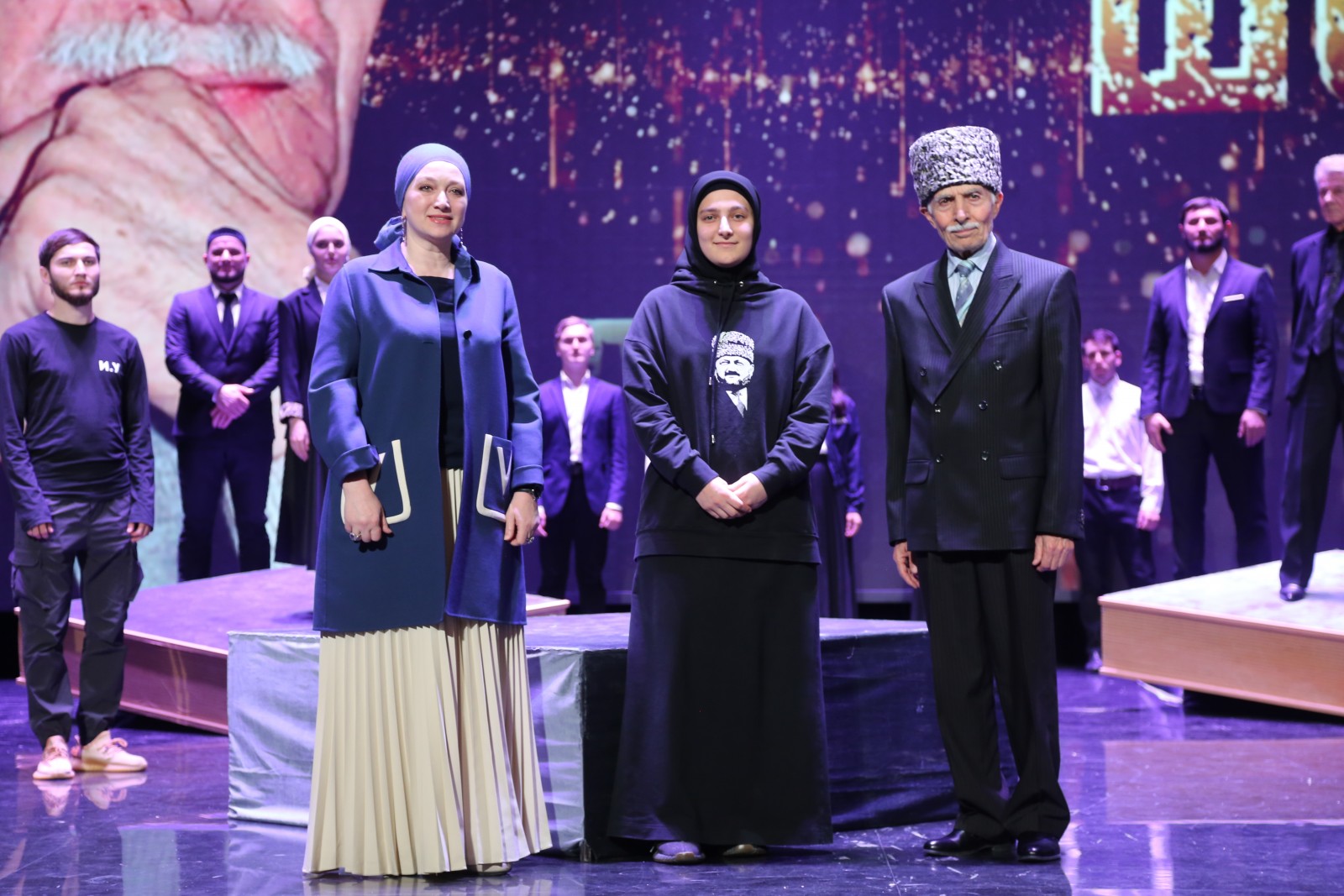 Прошла генеральная репетиция спектакля, посвященного Дню чеченского языка